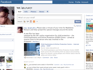 image of facebook profile